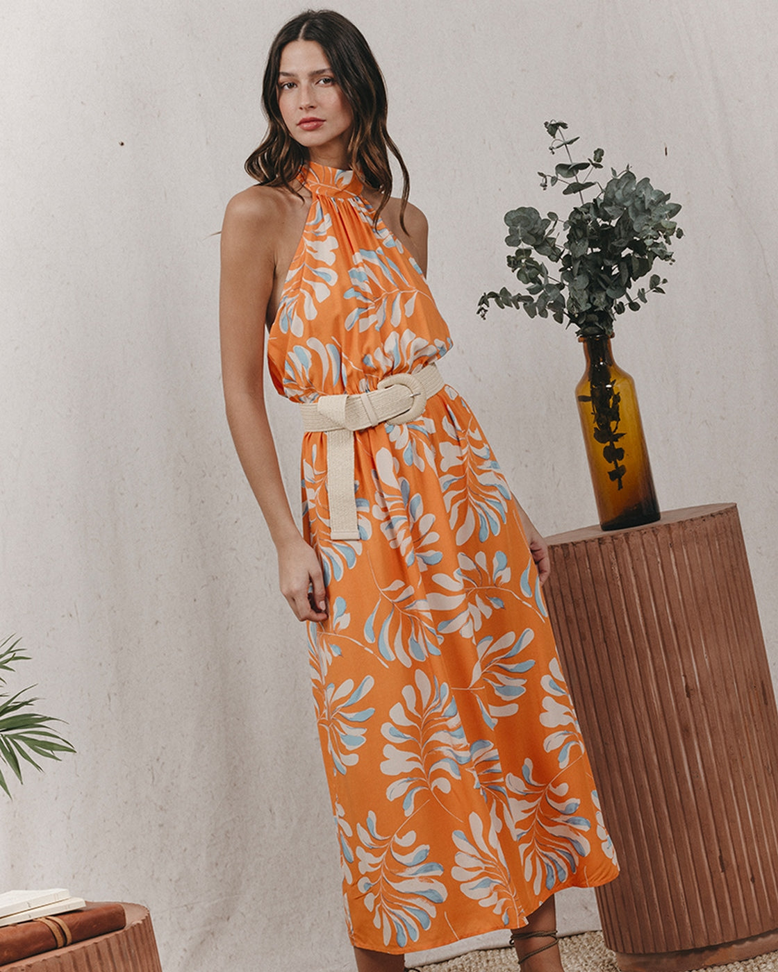 Robe Longue Kendall - Orange