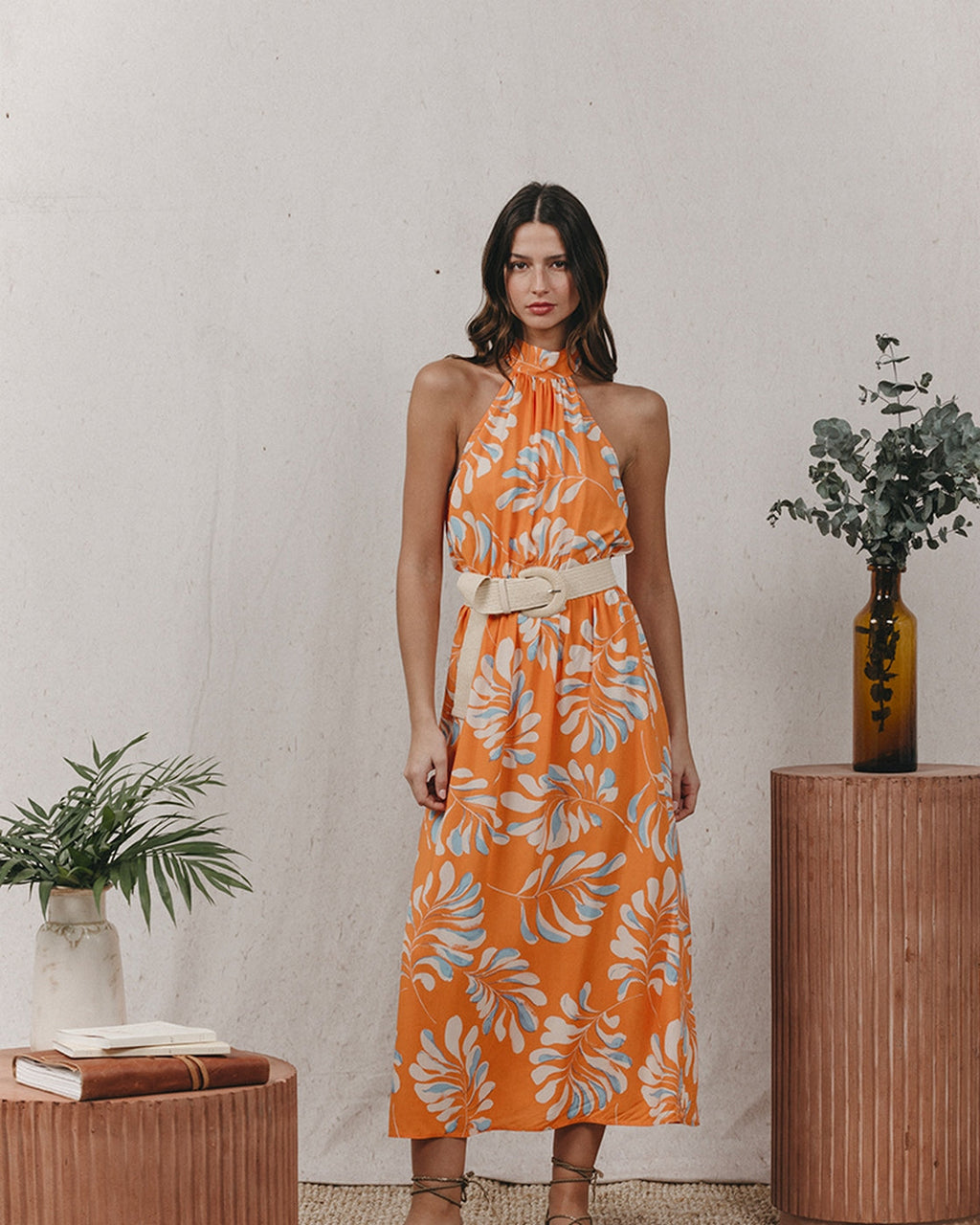 Robe Longue Kendall - Orange