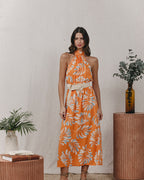 Robe Longue Kendall - Orange