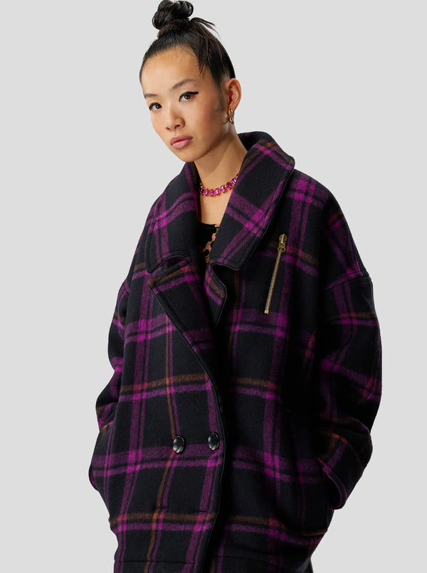 Manteau Caban Ken En Laine District Wineberry