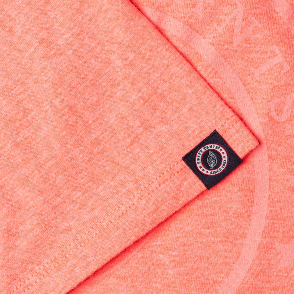 Tee-Shirt Crop Logo - Rose Fluo - Fille