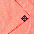 Tee-Shirt Crop Logo - Rose Fluo - Fille