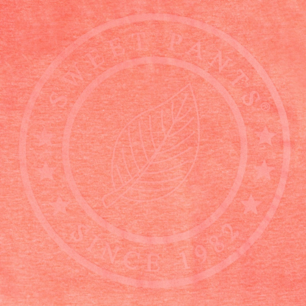 Tee-Shirt Crop Logo - Rose Fluo - Fille