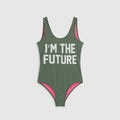 Maillot De Bain 1 Pièce Cancun - Army - Fille