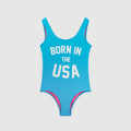 Maillot De Bain 1 Pièce Cancun - Laser Blue - Fille