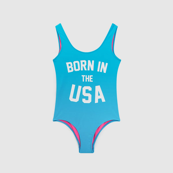 Maillot De Bain 1 Pièce Cancun - Laser Blue - Fille