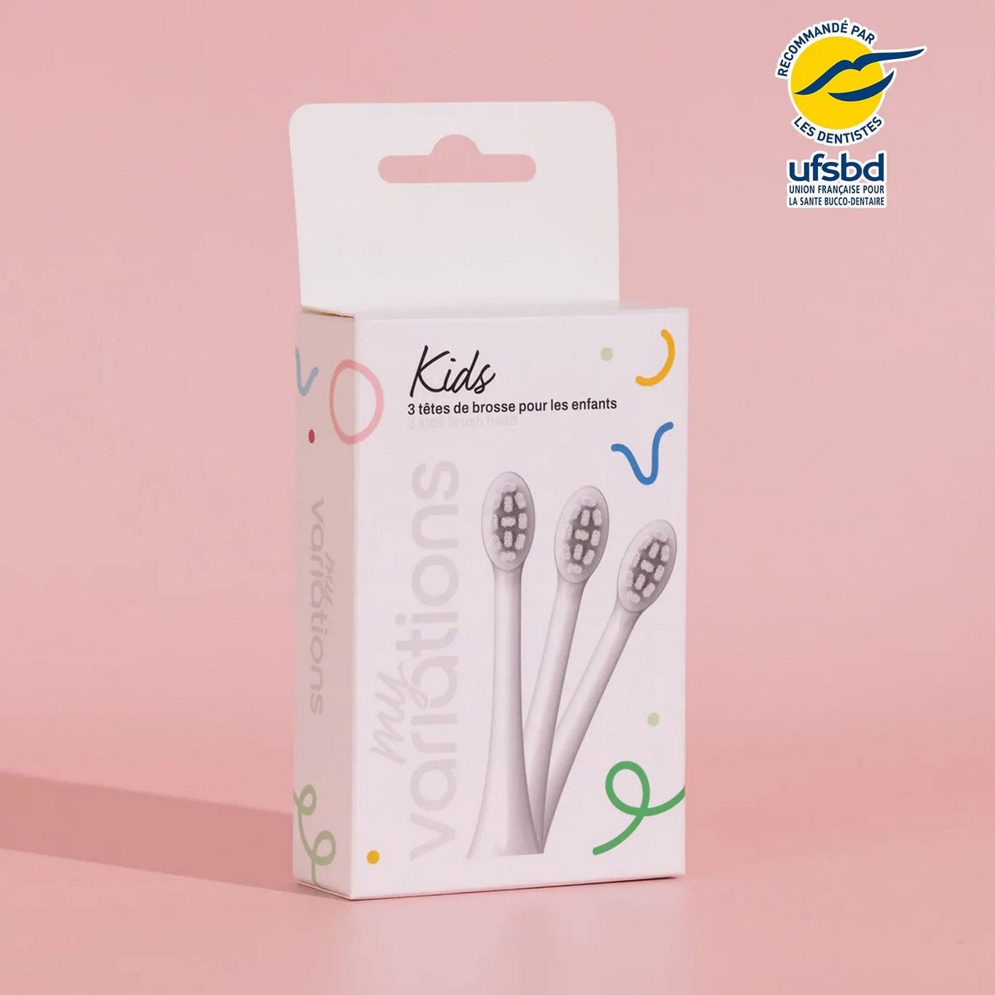 Têtes De Brosse (X3) - Enfant - Blanches