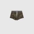 Mini-Short Shorty Print - Camouflage Kaki - Fille