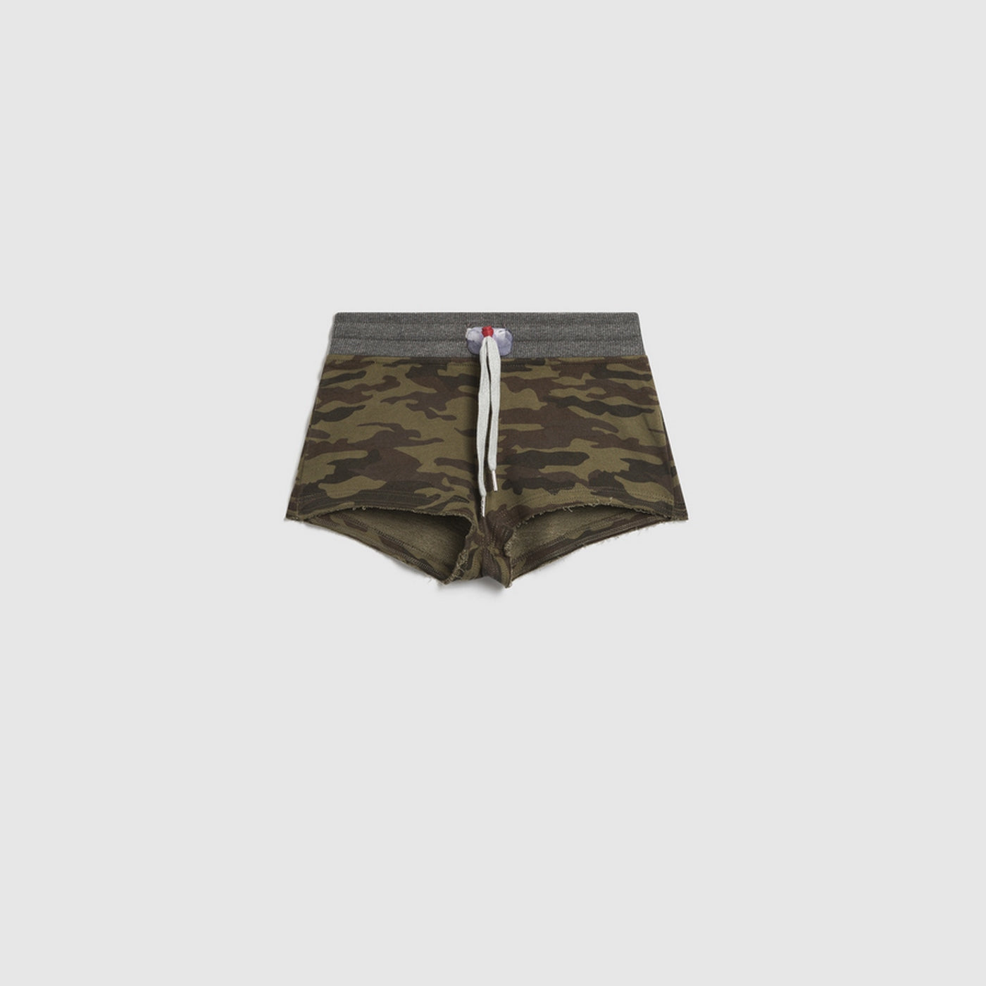Mini-Short Shorty Print - Camouflage Kaki - Fille