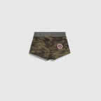 Mini-Short Shorty Print - Camouflage Kaki - Fille