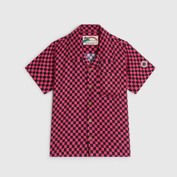 Chemise Aloha - Check Pink - Enfant