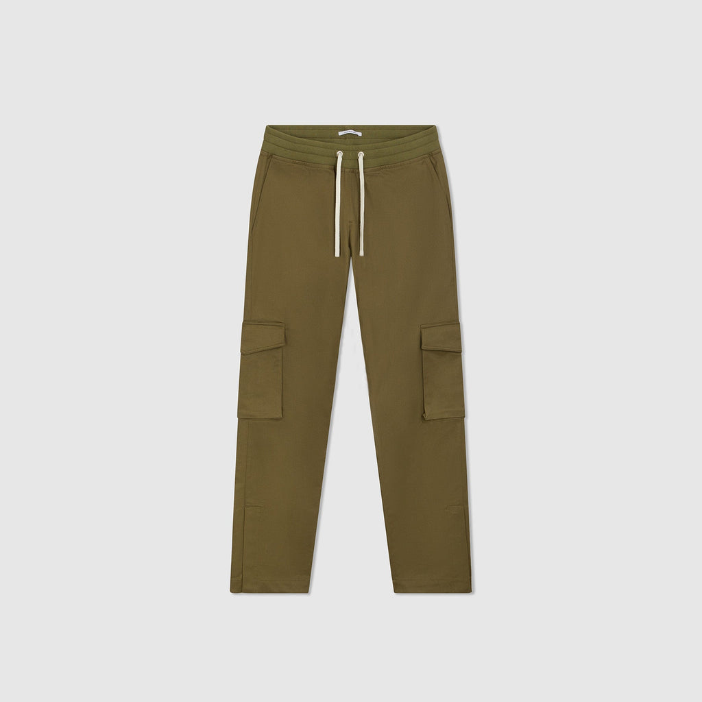 Pantalon En Toile Bord Cote - Kaki - Enfant