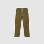Pantalon En Toile Bord Cote - Kaki - Enfant