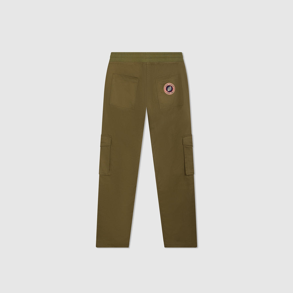 Pantalon En Toile Bord Cote - Kaki - Enfant