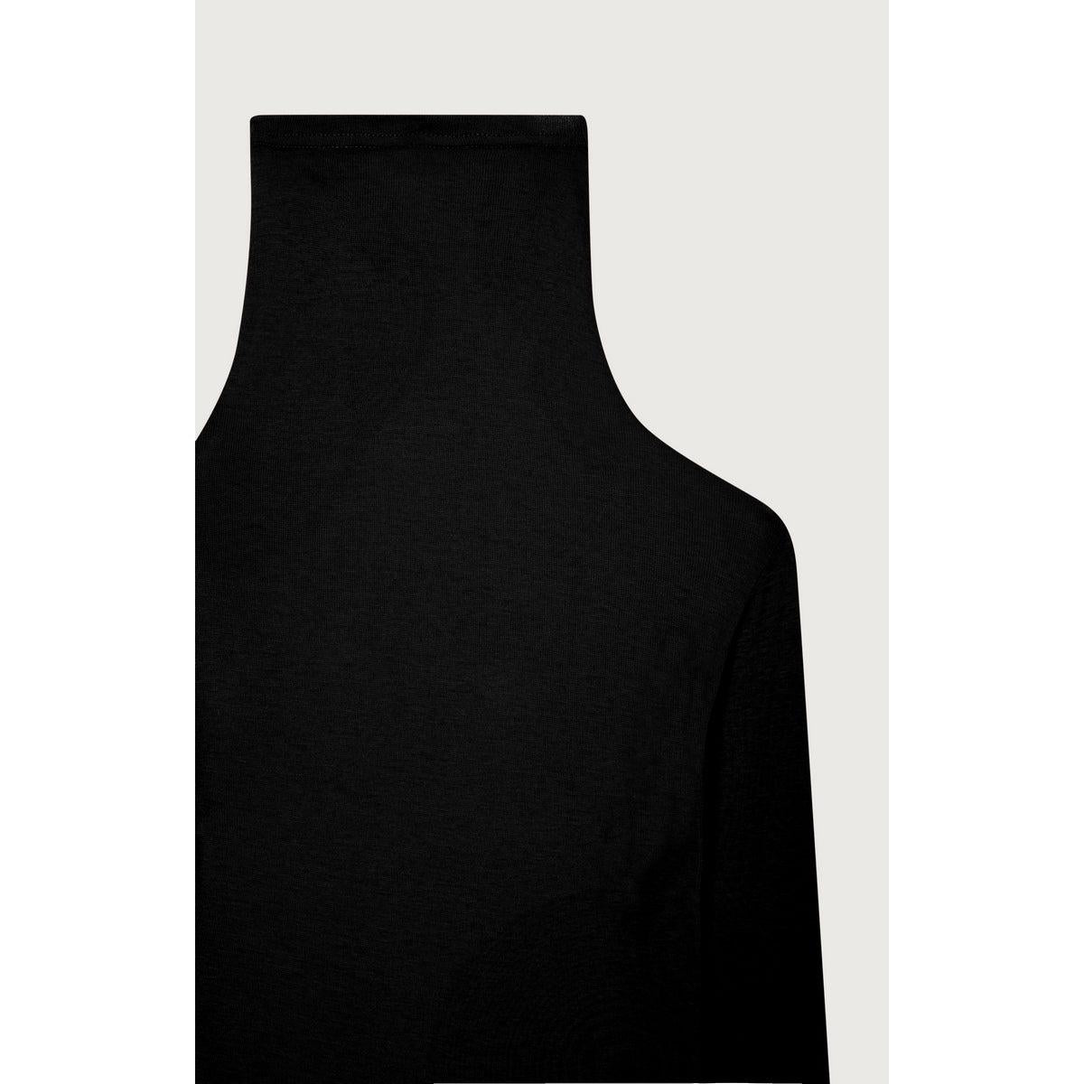 Tee-Shirt Ajusté Manches Longues - Noir - Enfant