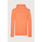 Tee-Shirt Ajusté Manches Longues - Orange Fluo - Enfant