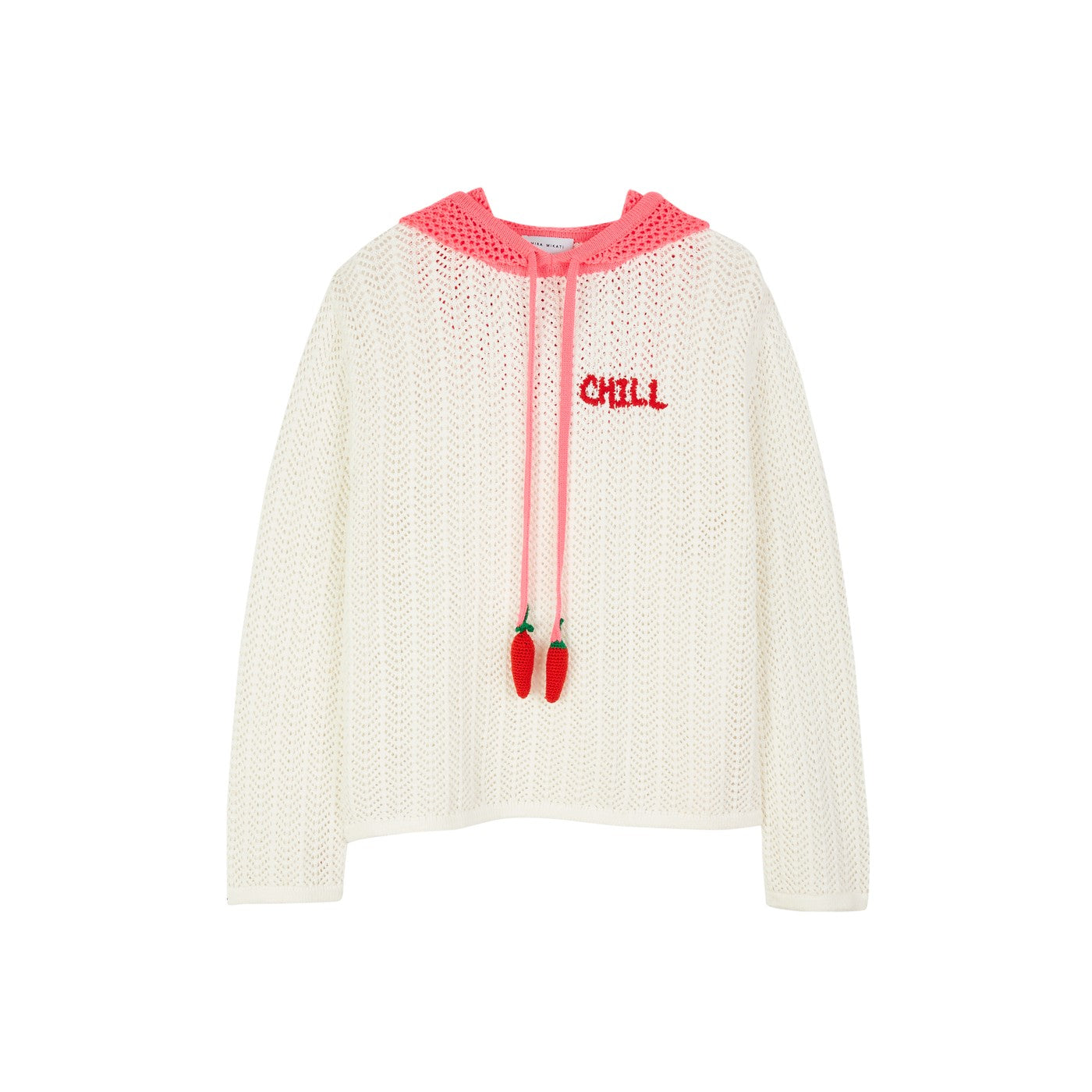 Sweat Pointelle Lace-Knit Organic-Cotton