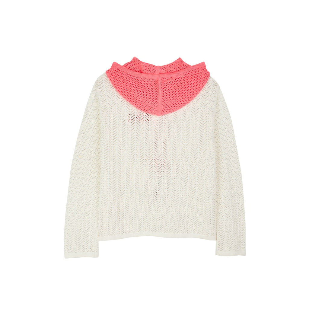 Sweat Pointelle Lace-Knit Organic-Cotton