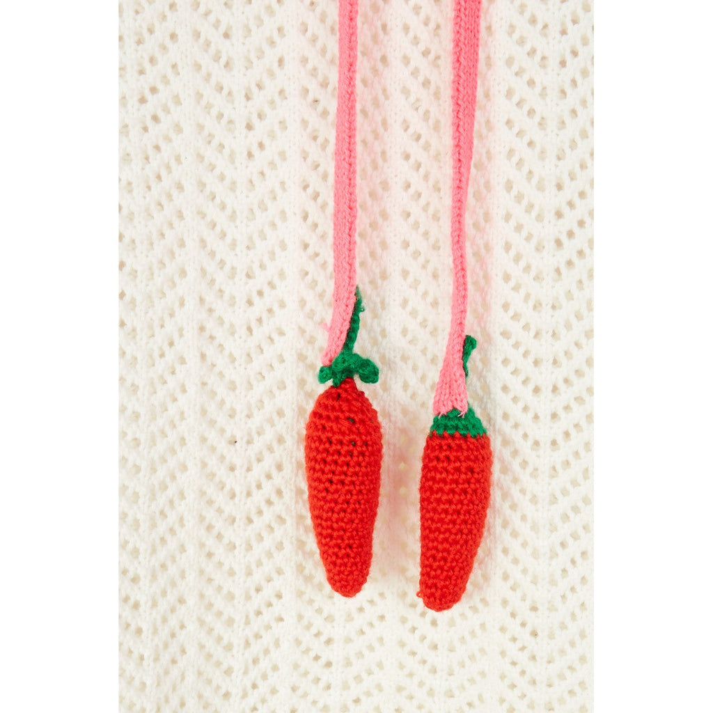 Sweat Pointelle Lace-Knit Organic-Cotton