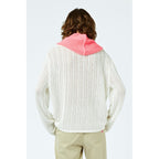 Sweat Pointelle Lace-Knit Organic-Cotton