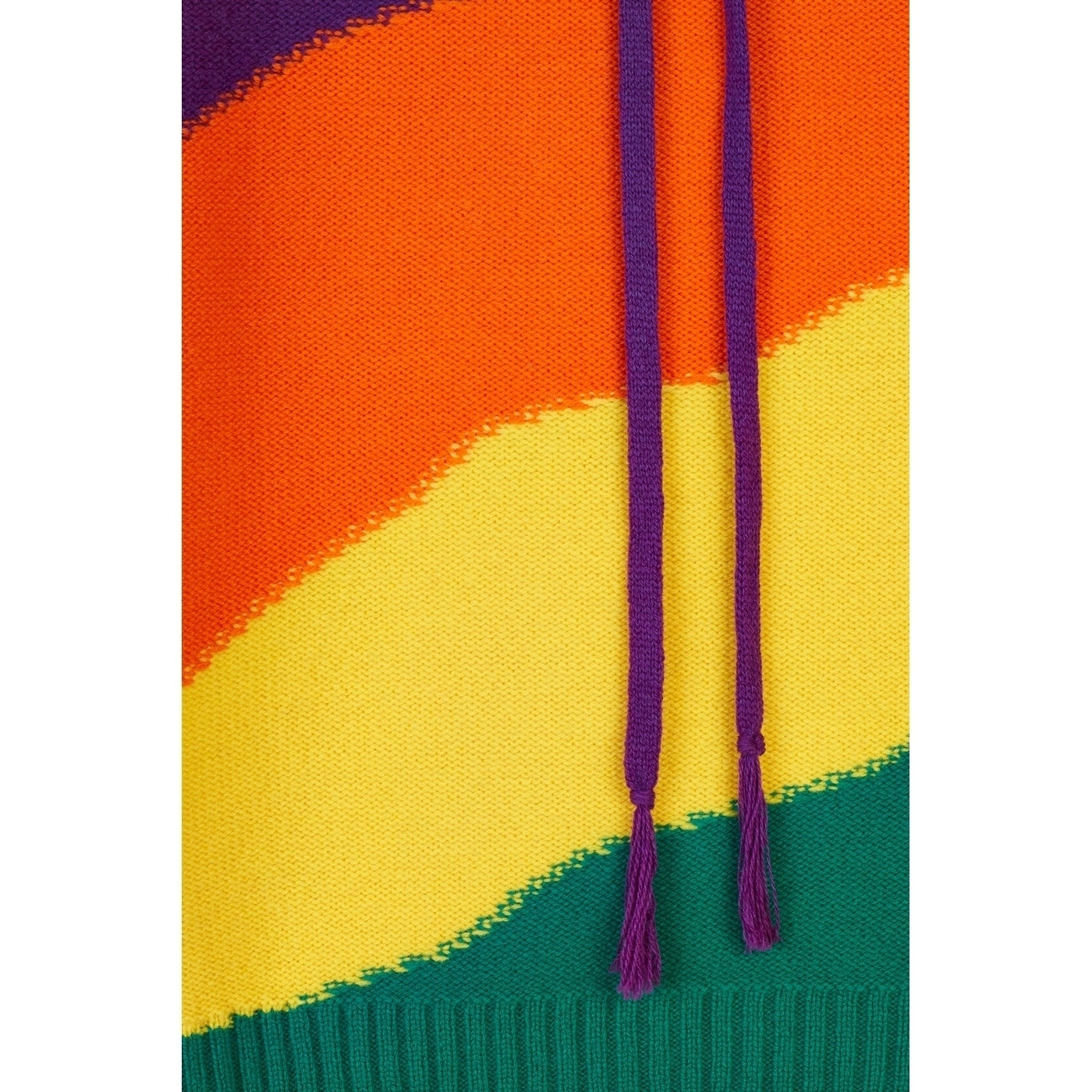 Sweat Wavey Stripe Intarsia