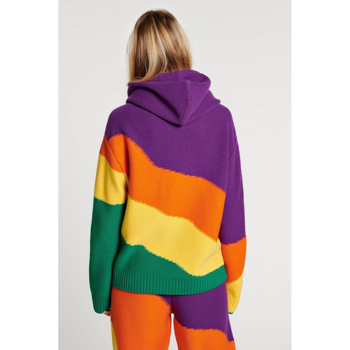 Sweat Wavey Stripe Intarsia