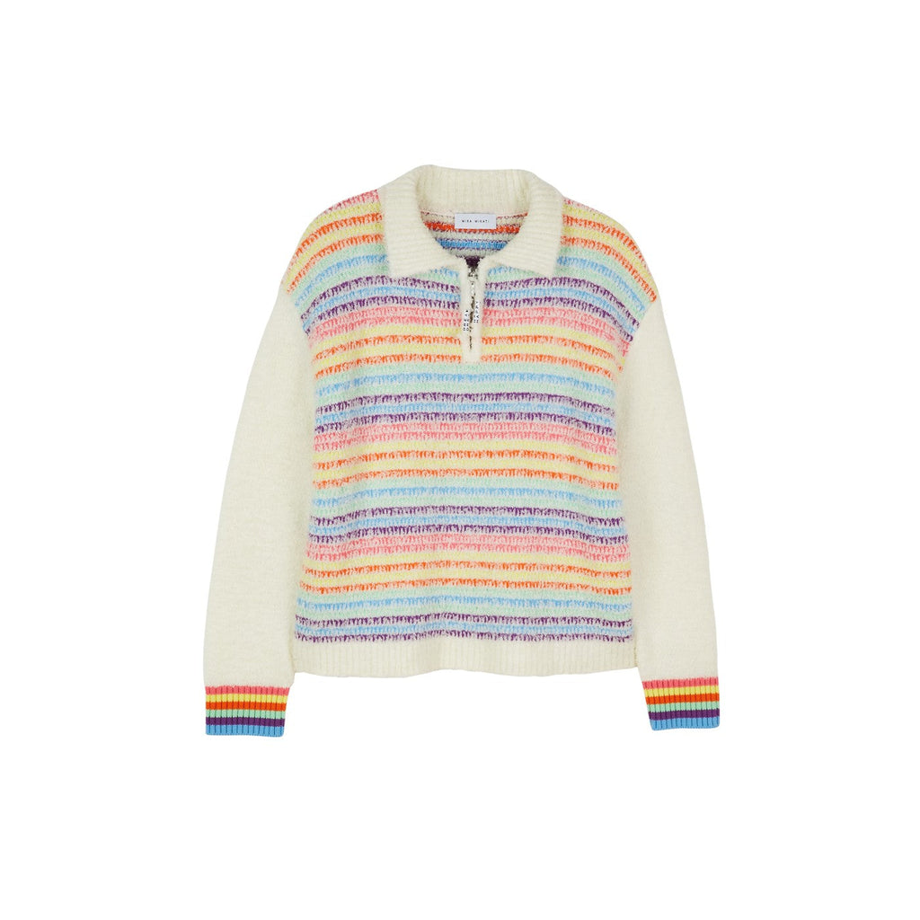 Polo Stripe Stitch Polo