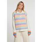 Polo Stripe Stitch Polo