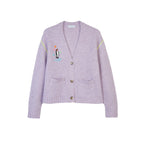 Cardigan Embroidered Penguin