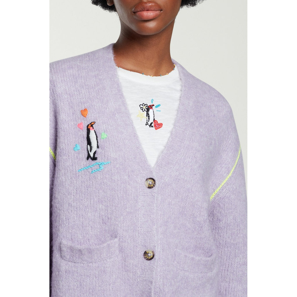 Cardigan Embroidered Penguin