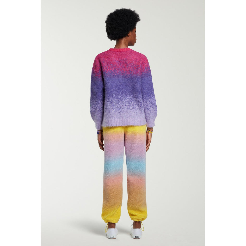 Pull Mohair Degrade Hand Embroidered