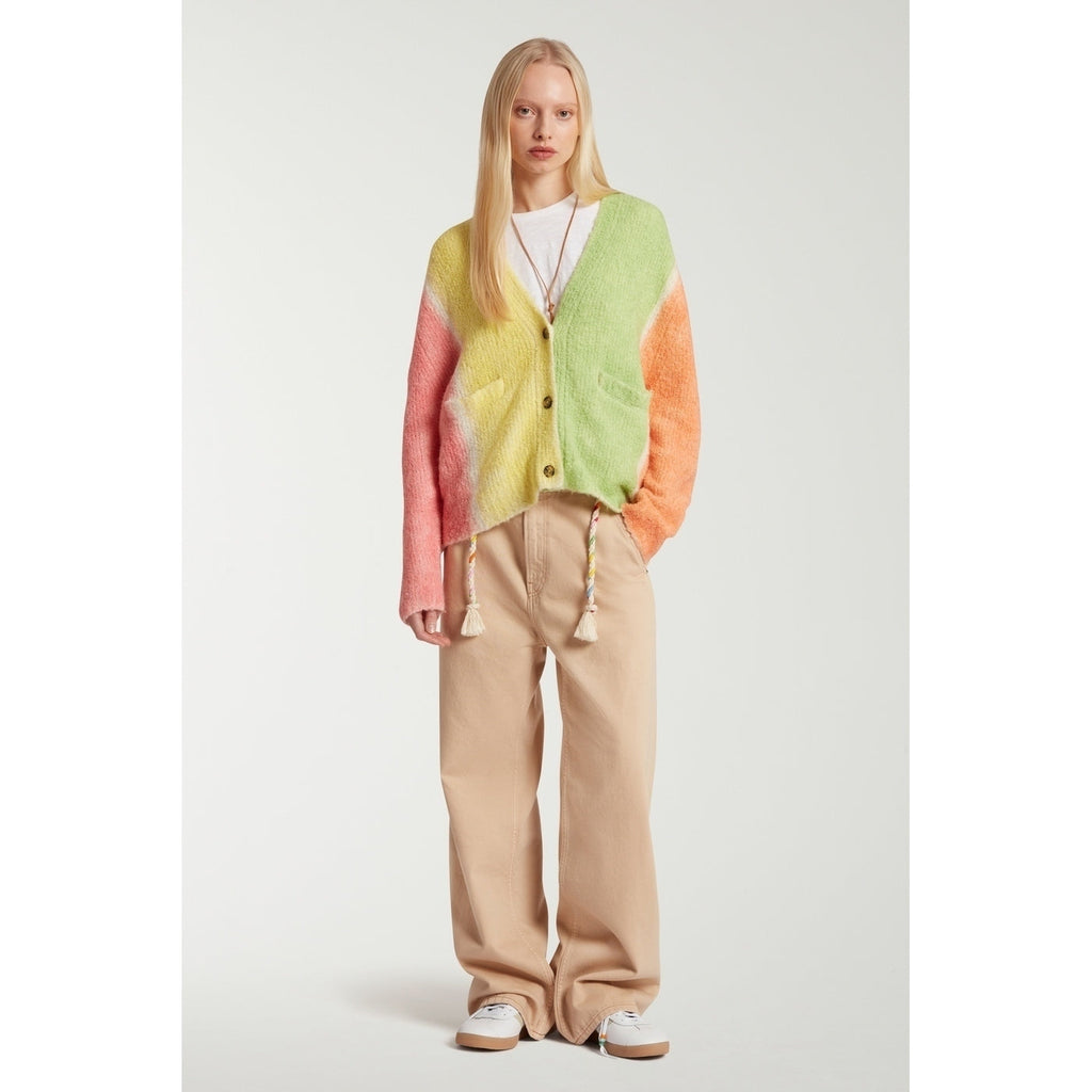 Cardigan Hand Painted Ombre