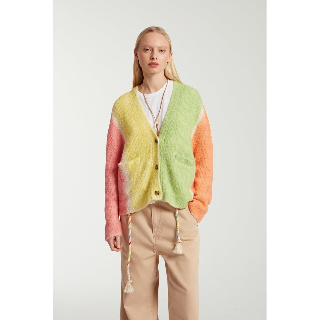 Cardigan Hand Painted Ombre