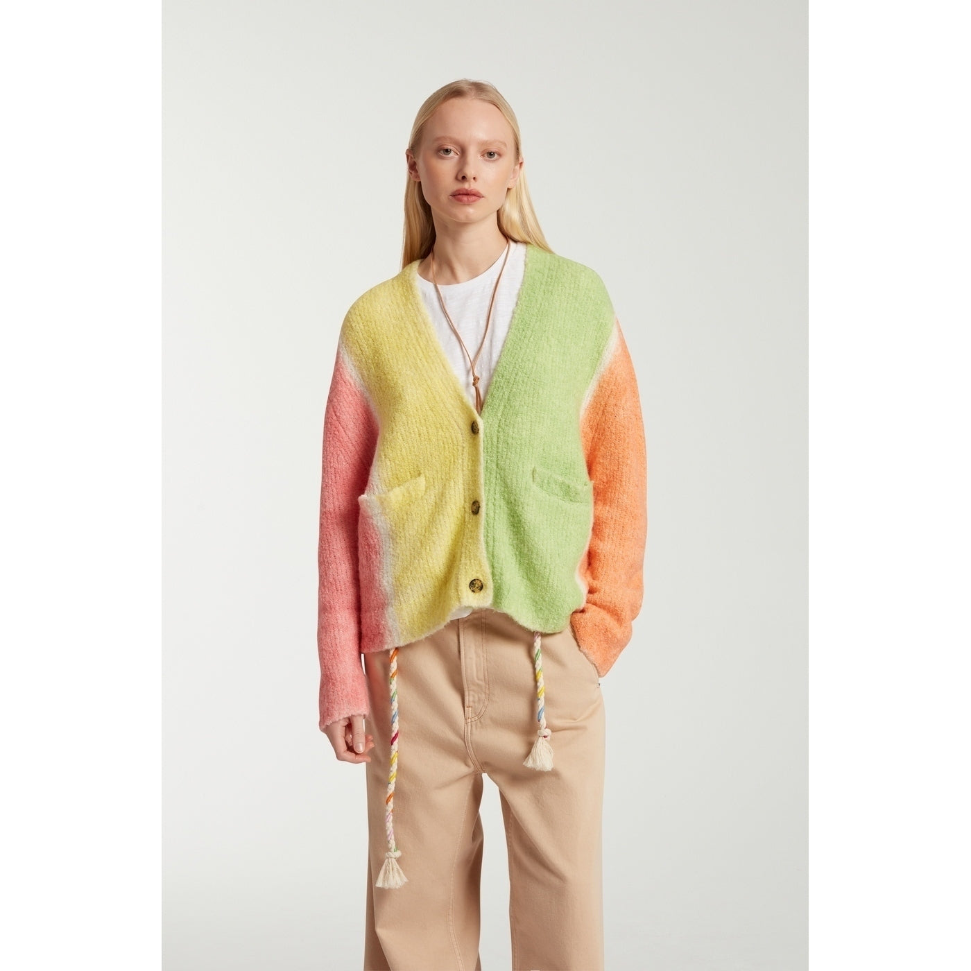 Cardigan Hand Painted Ombre