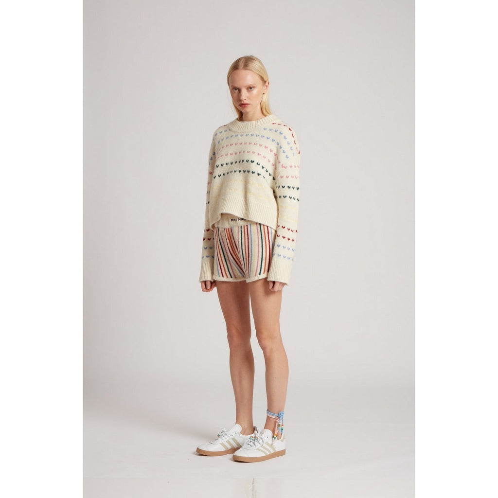 Pull Heart Intarsia