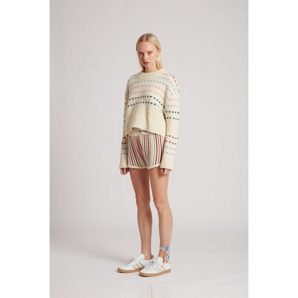Pull Heart Intarsia