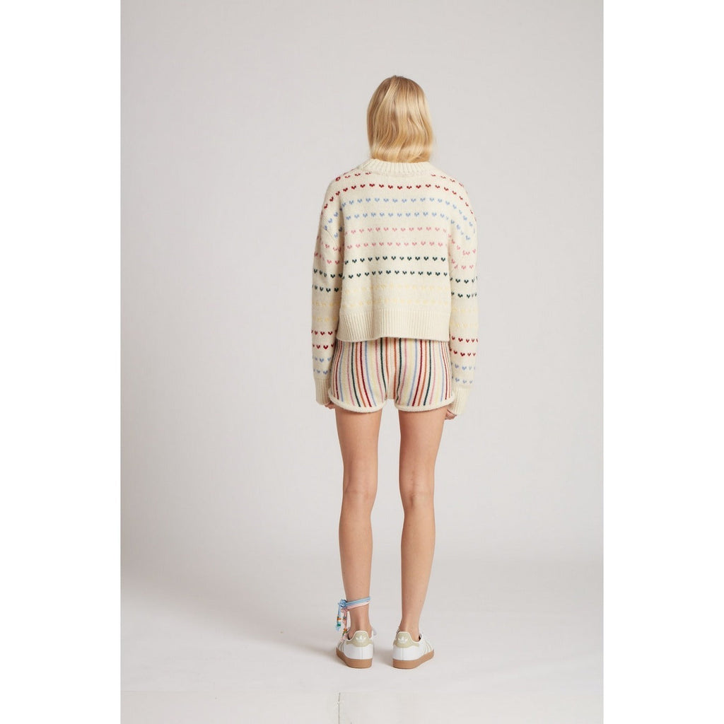 Pull Heart Intarsia