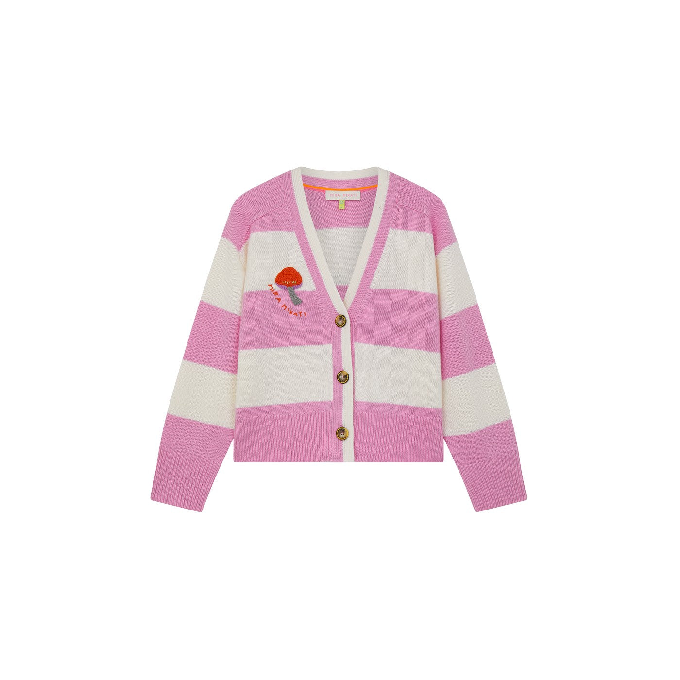 Cardigan Embroidered Mushroom