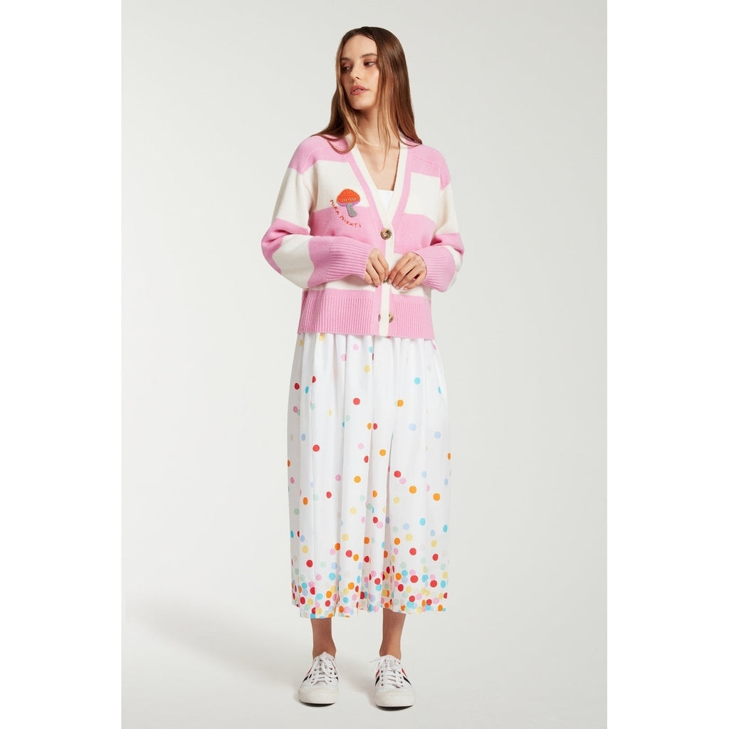 Cardigan Embroidered Mushroom