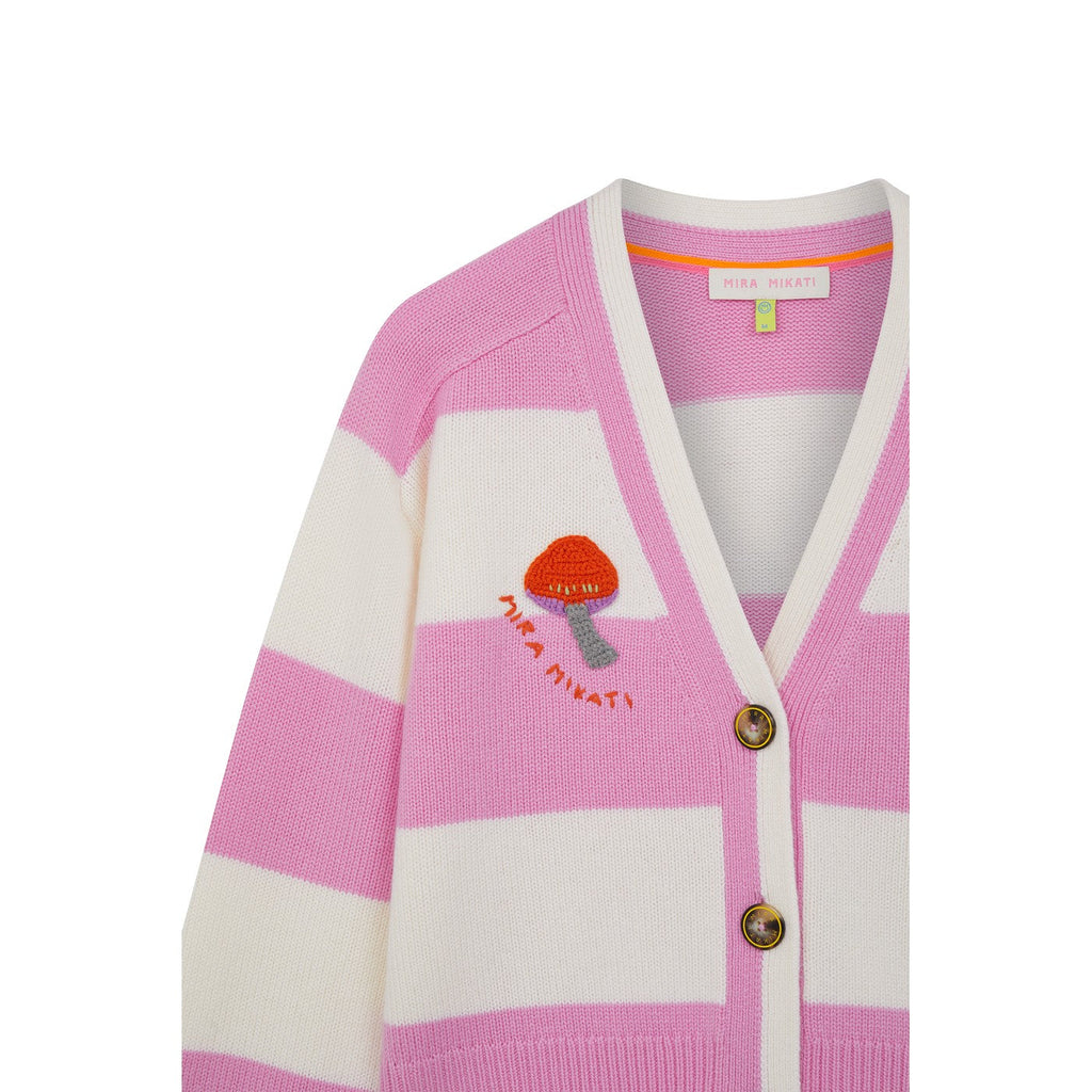 Cardigan Embroidered Mushroom