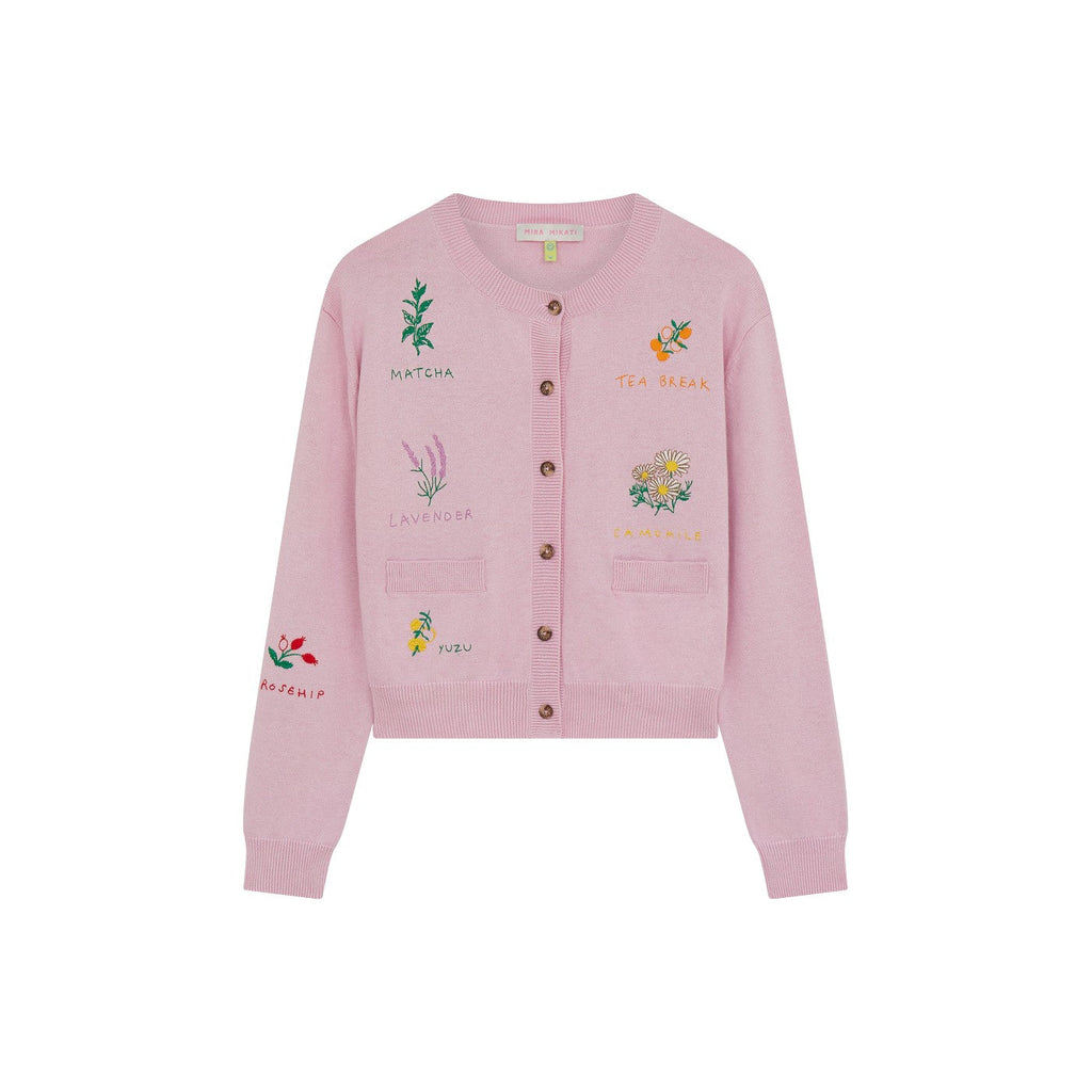 Cardigan Embroidered Tea