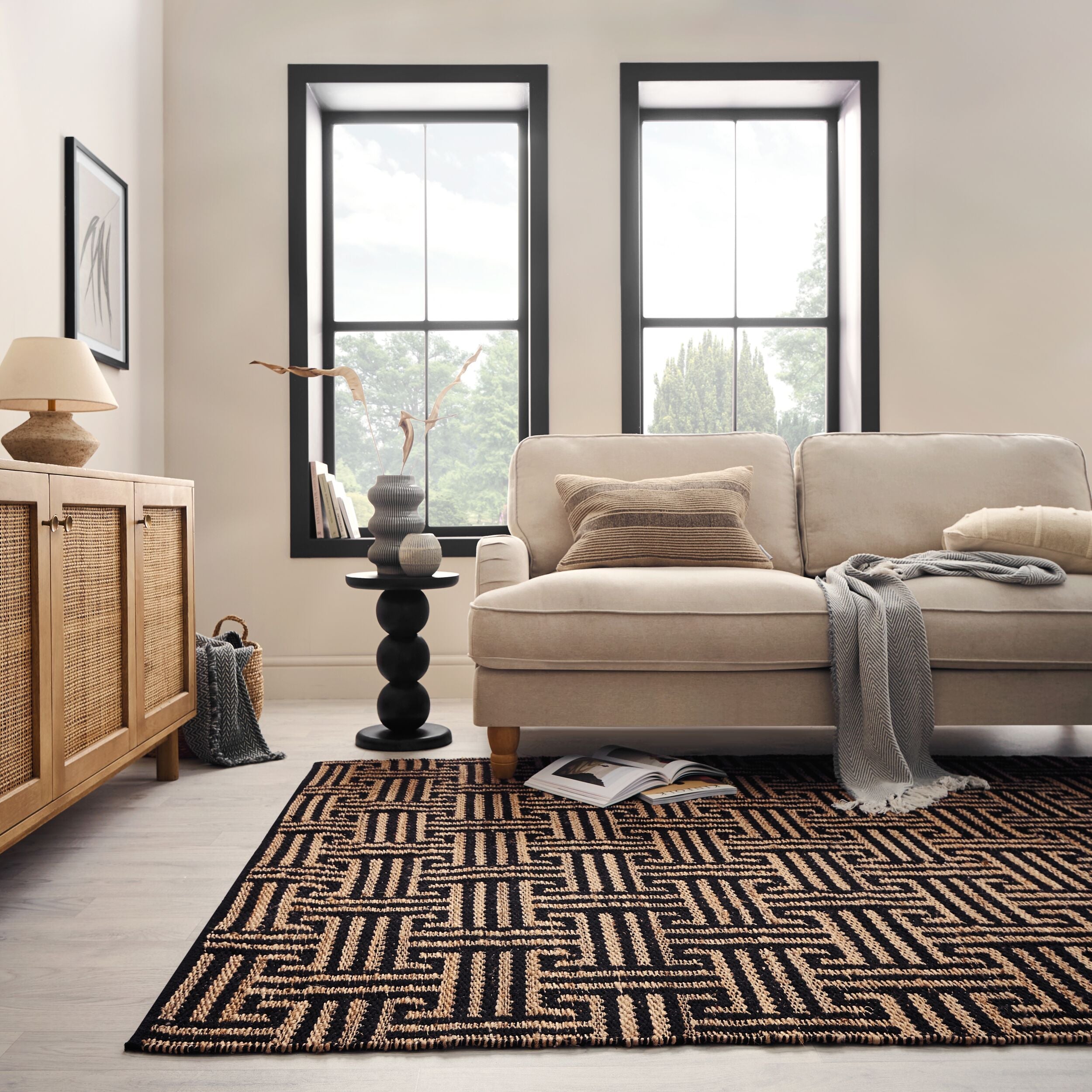 Meander - Tapis En Jute