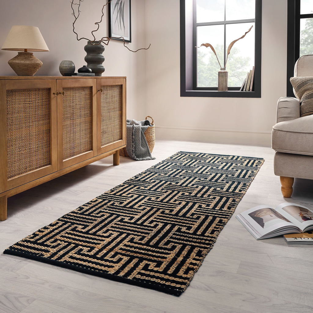 Meander - Tapis En Jute De Couloir