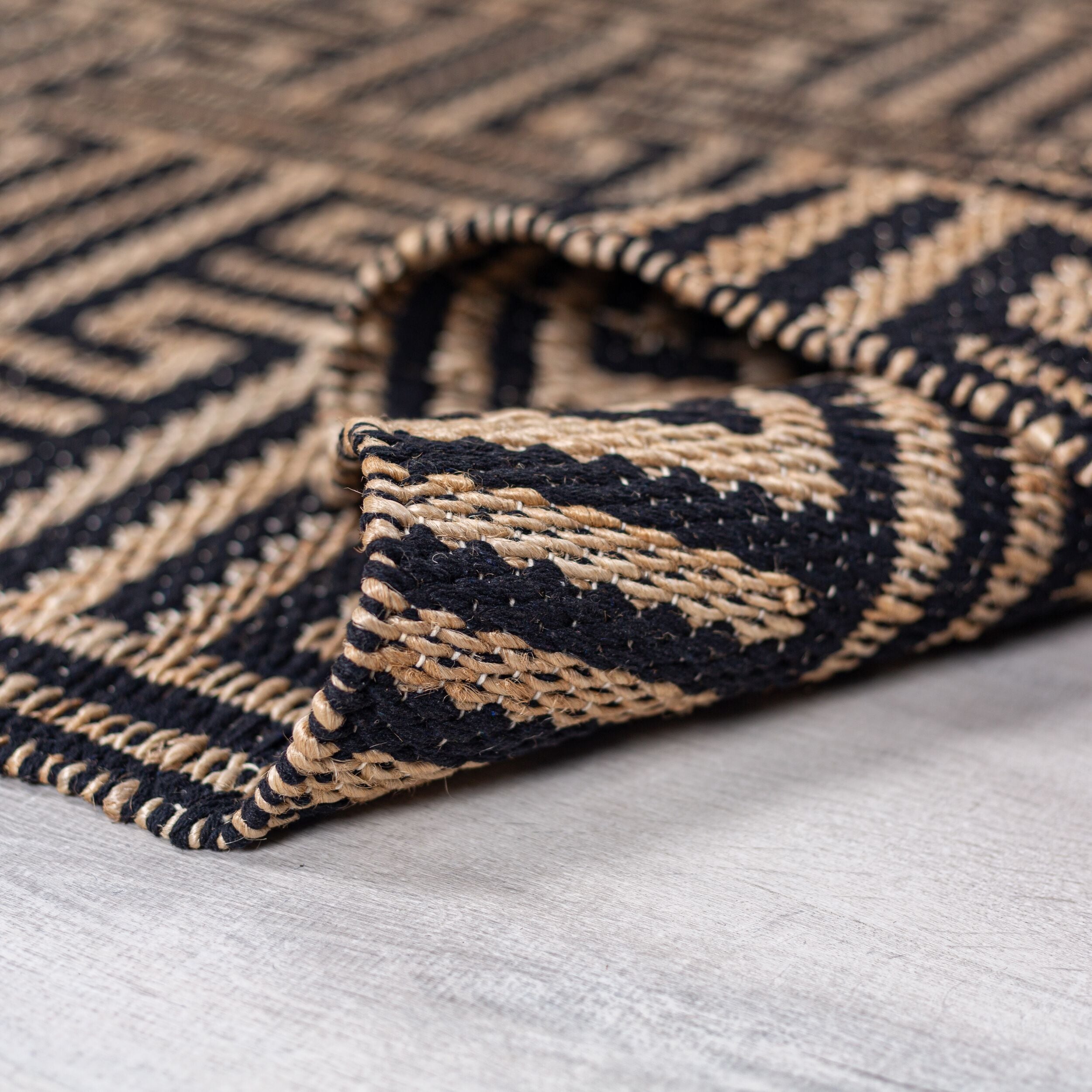 Meander - Tapis En Jute De Couloir