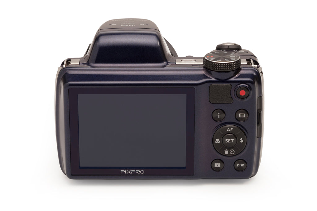 Appareil Photo Bridge Pixpro Az528 - Zoom Optique 52X - Midnight Blue - Carte SD & Housse Offertes - Kodak