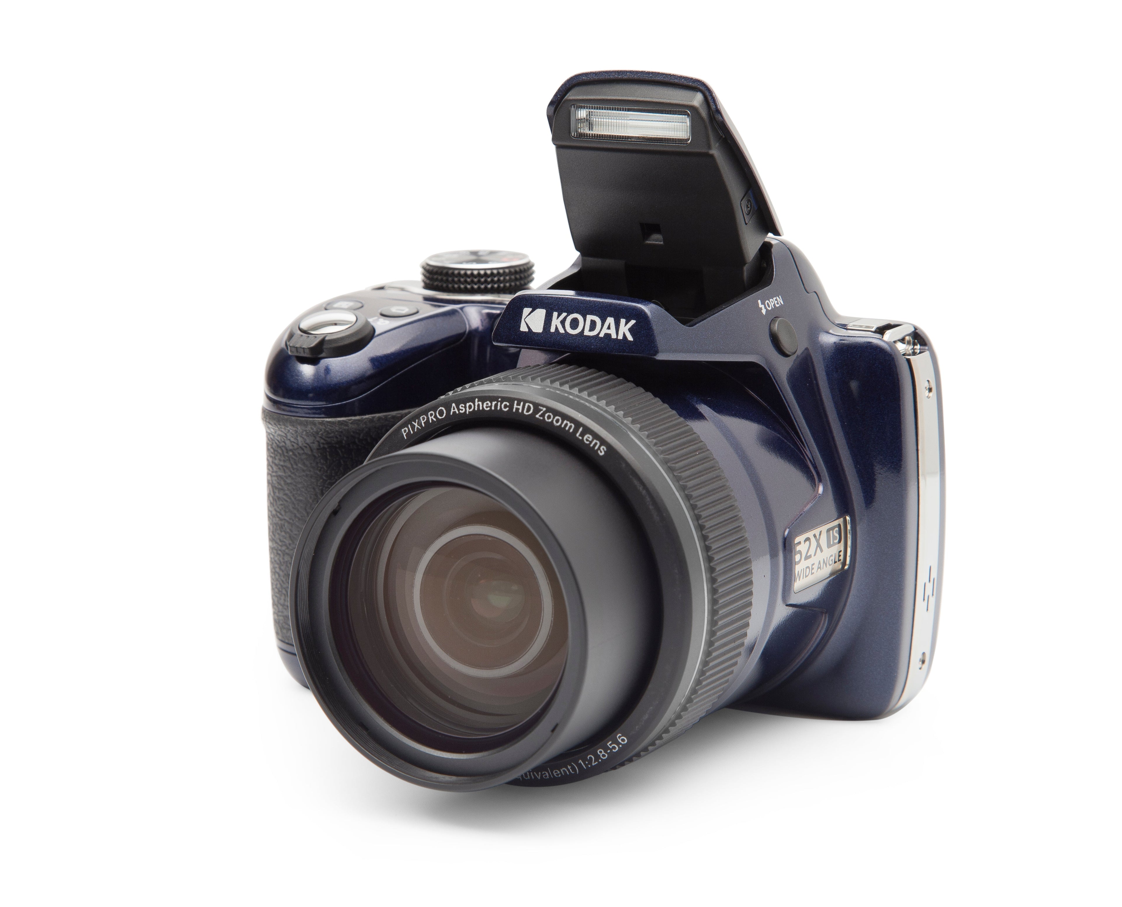 Appareil Photo Bridge Pixpro Az528 - Zoom Optique 52X - Midnight Blue - Carte SD & Housse Offertes - Kodak