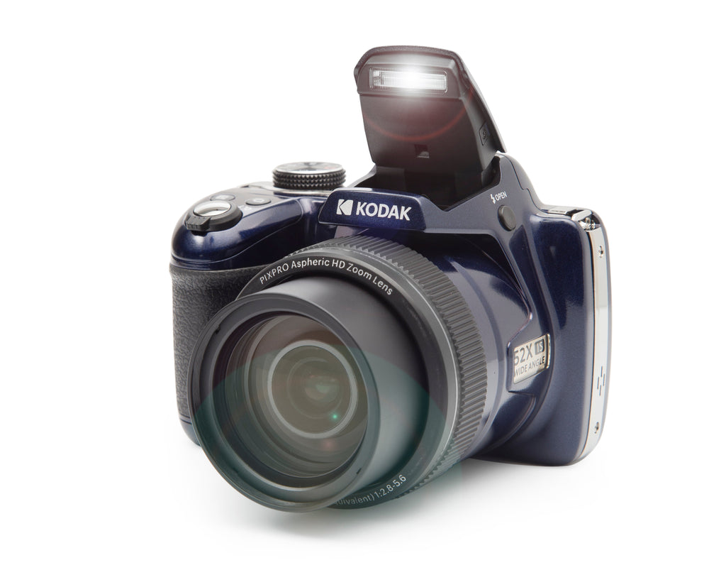Appareil Photo Bridge Pixpro Az528 - Zoom Optique 52X - Midnight Blue - Carte SD & Housse Offertes - Kodak