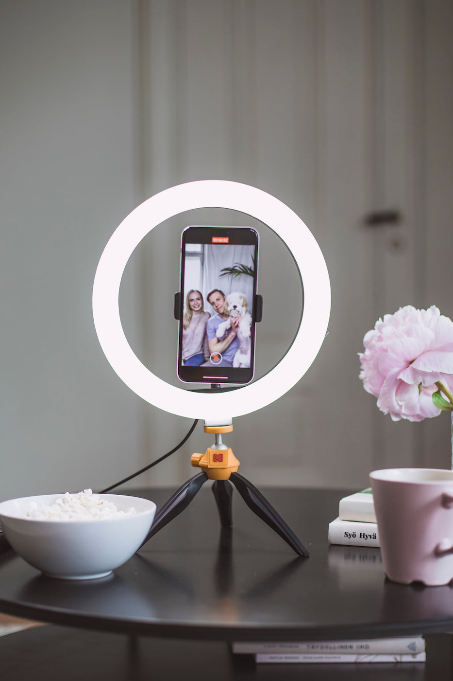 Ring Light Pour Selfie Sl001 - Blanc - Kodak