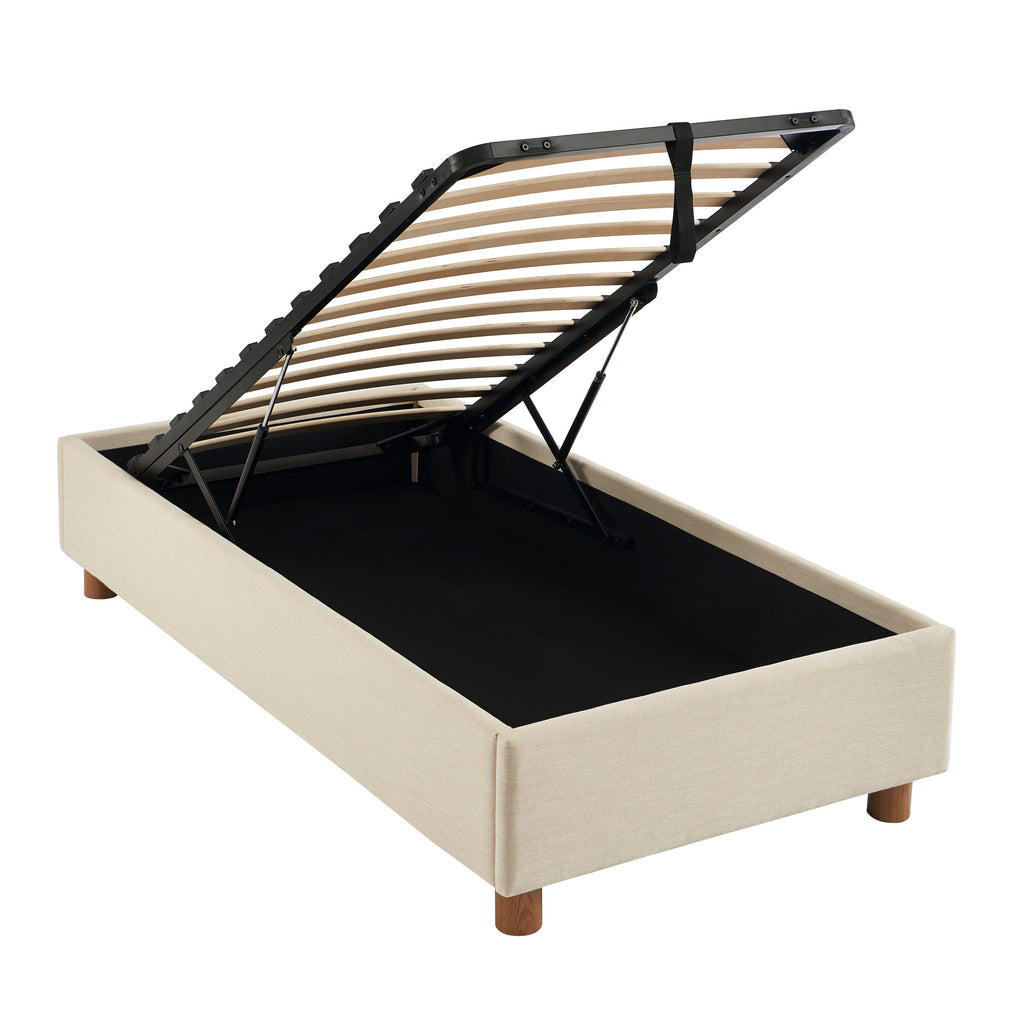 Korall - Lit Enfant - Tissu - Beige Lin