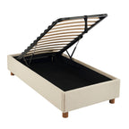 Korall - Lit Enfant - Tissu - Beige Lin